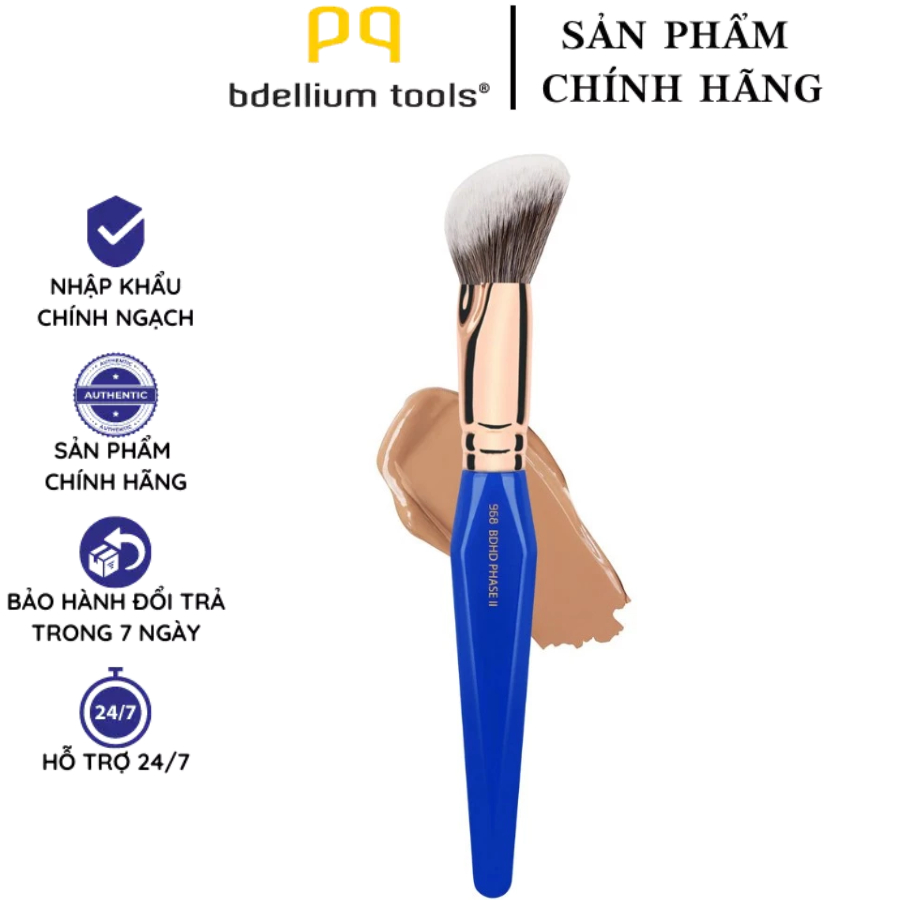 Cọ Tán Nền Lỏng Bdellium Tools Golden Triangle B968 Small Foundation